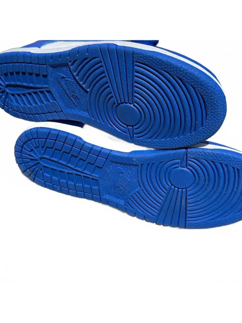 Nike Dunk Low Blue White Sneakers Size 3Y Youth